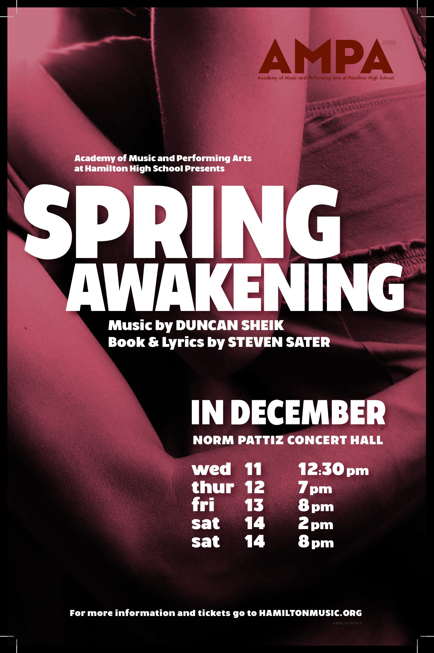 Spring Awakening Musical - AMPA - Academy of Music & Performing Arts at
